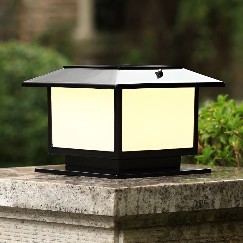 Outdoor Bright Solar Powered Fence Post Lights