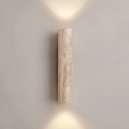 Modern LED Wall Light with Marble Effect