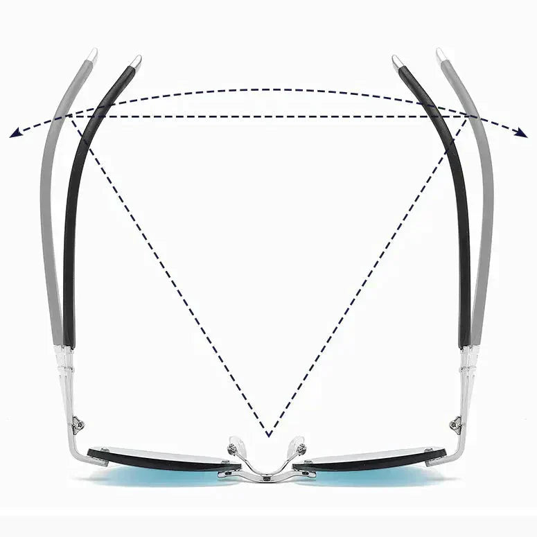 Noxord | Stylish Blue Blocker Reading Sunglasses for Men