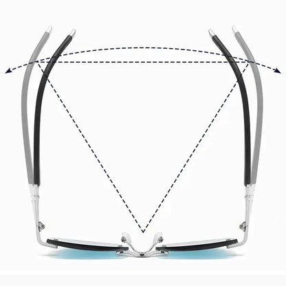 Noxord | Stylish Blue Blocker Reading Sunglasses for Men