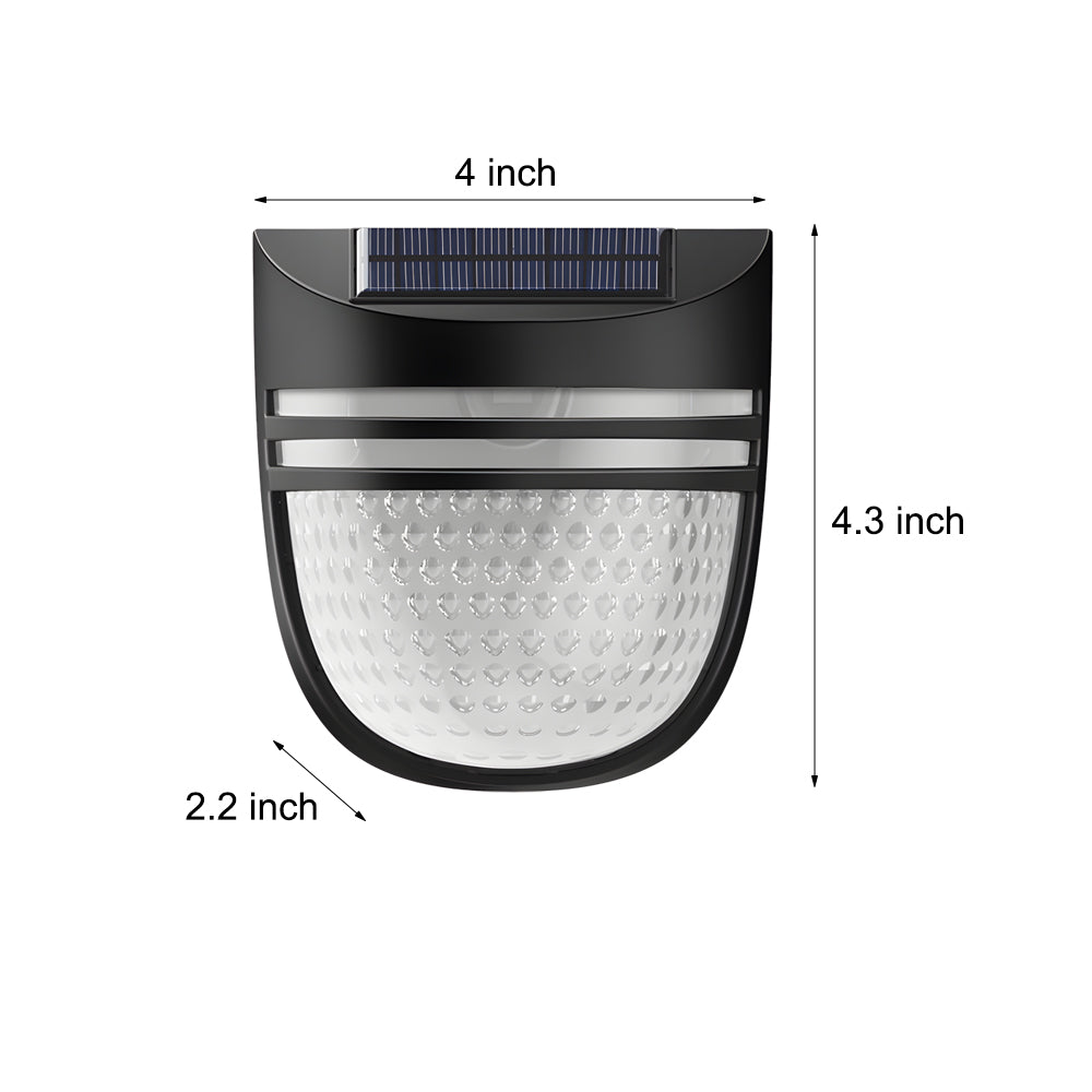 Outdoor Waterproof Solar Fence Lights, 4 Pack