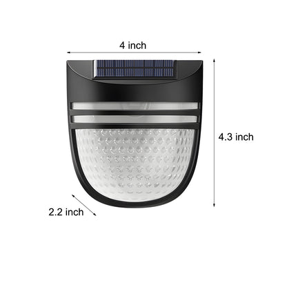 Outdoor Waterproof Solar Fence Lights, 4 Pack