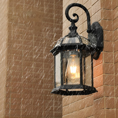 Classic Waterproof Glass E27 Wall Light Sconce Lamp - Cofik