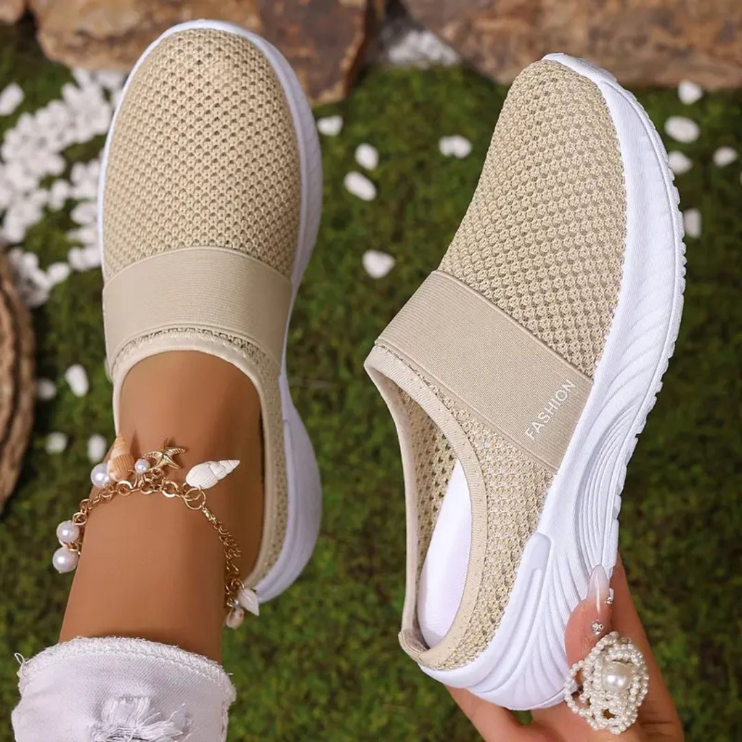 Lightweight Breathable Slip On Sneakers