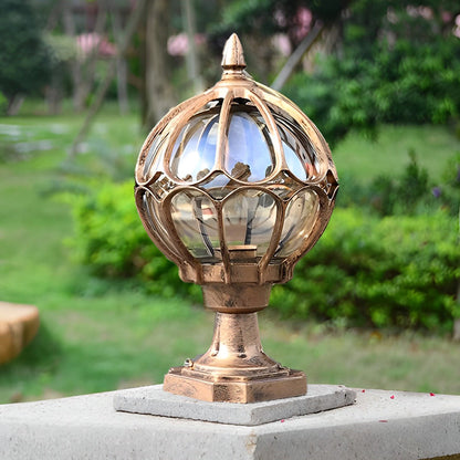Classic Exterior Wall Lantern with Clear Glass Shade