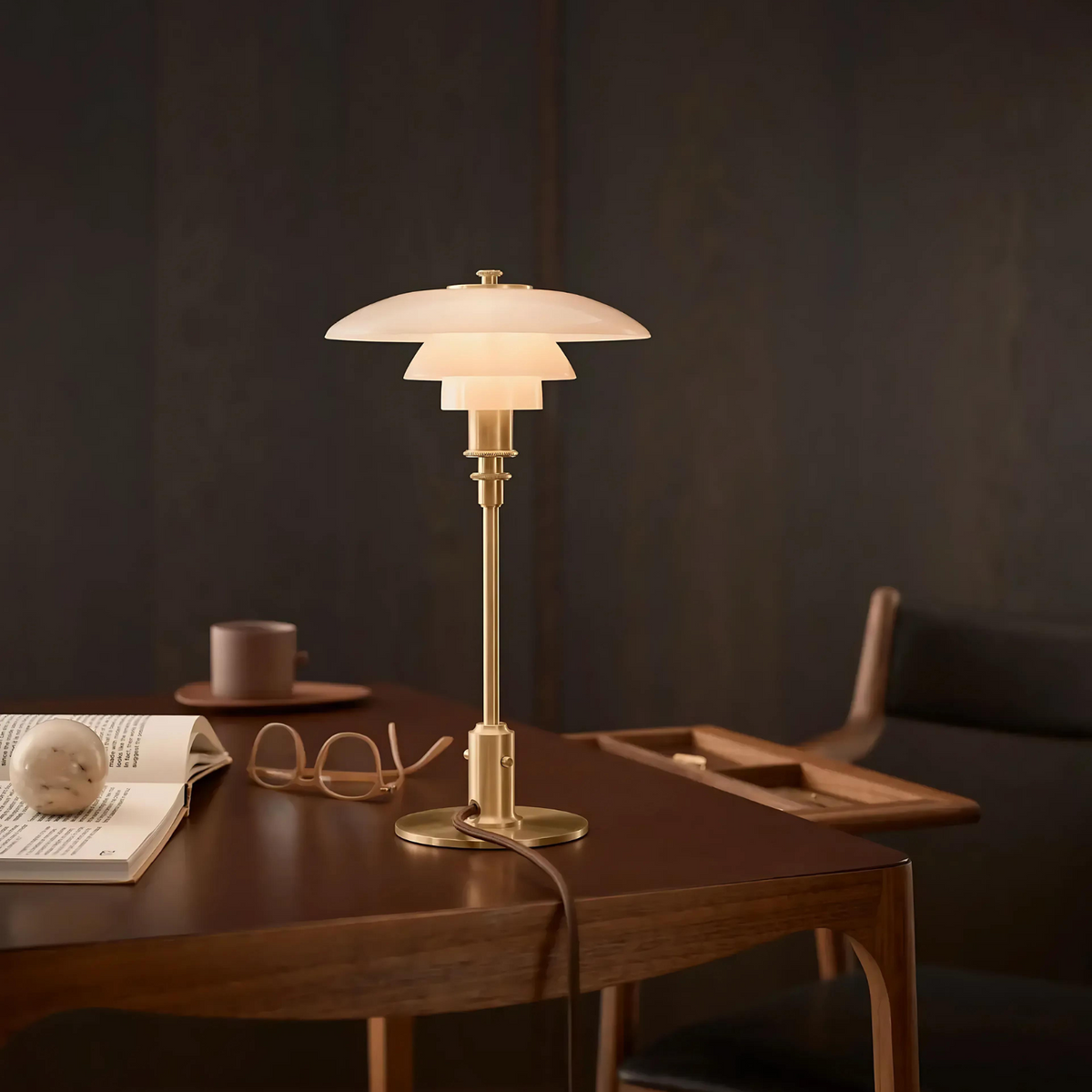 Sleek Modern Metal Desk Lamp
