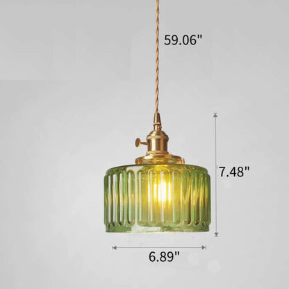 Classic Elegant Glass Drop Pendant Light