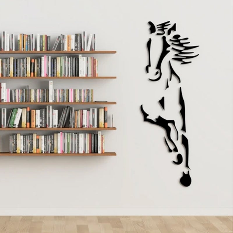 Stunning 3D Horse Wall Art Mirror Sticker Decoration - Cofik