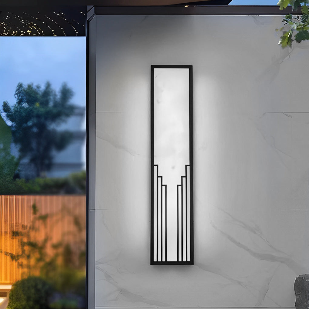 Outdoor Weatherproof Black LED Wall Lamp - Cofik