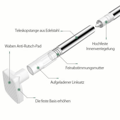 Noxord | Adjustable Closet Rod Made of Steel
