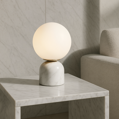 Elegant Glass Table Lamp Scandinavian Style
