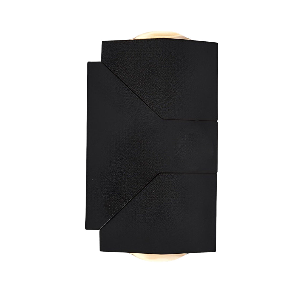 Motion Sensor Outdoor LED Wall Light Black Adjustable