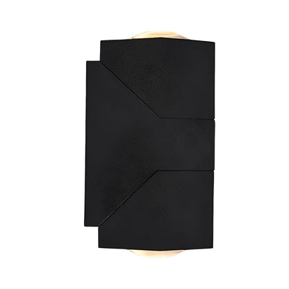 Motion Sensor Outdoor LED Wall Light Black Adjustable