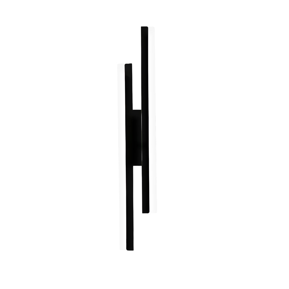 Sleek 2-Light LED Wall Sconce with Dimmer