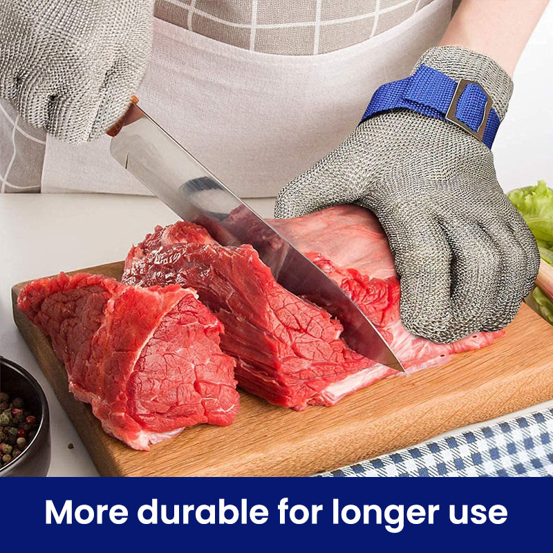Durable Steel Mesh Lab Safety Gloves