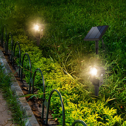 Bright Outdoor Solar Powered Spotlight Kit