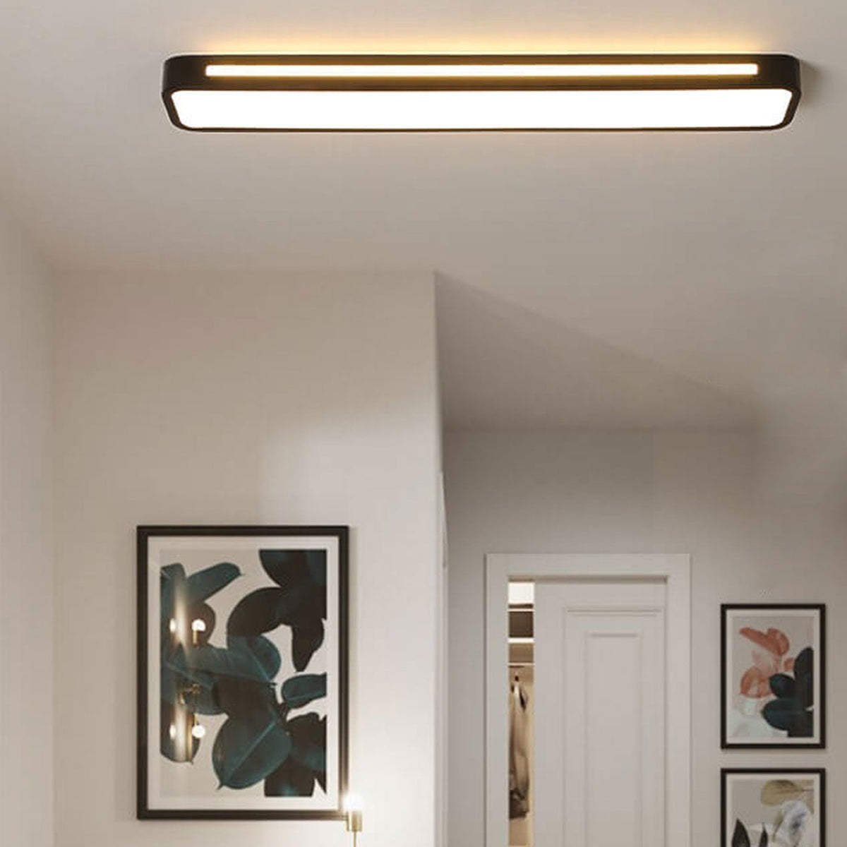 Slim LED Ceiling Light Fixtures for Bedroom Hallway