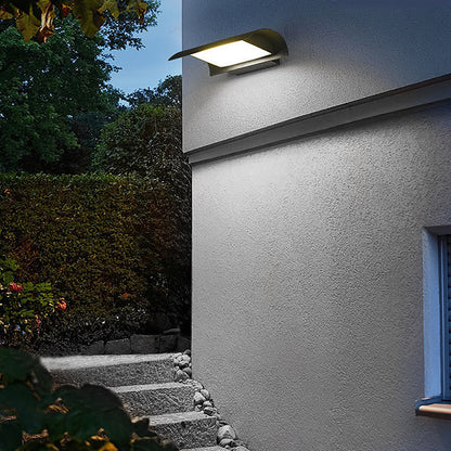 Sleek Outdoor IP65 LED Black Wall Light Fixture