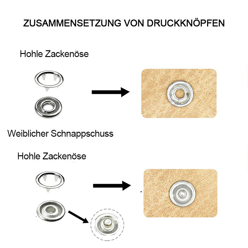 Durable Easy Snap Fastener Kit