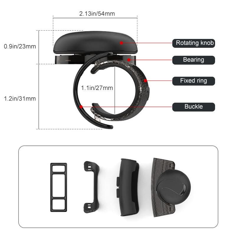 Easy Fit 360 Degree Steering Wheel Knob