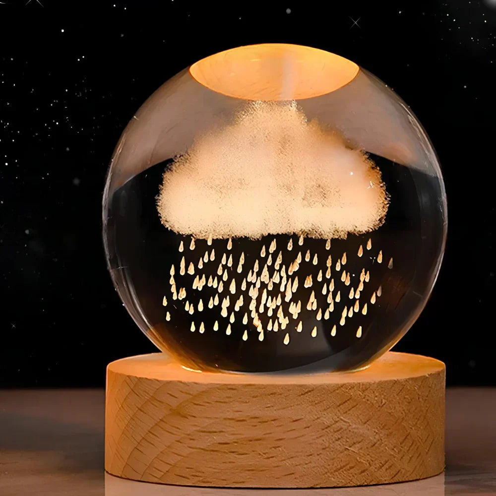 Colorful Globe LED Bedside Lamp