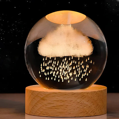 Colorful Globe LED Bedside Lamp