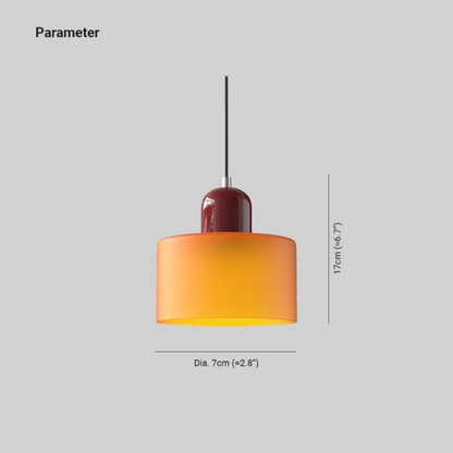 Stylish Round Glass Pendant Light