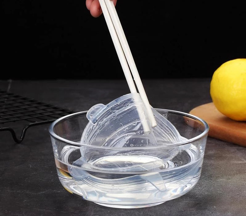 Reusable Silicone Food Covers Set