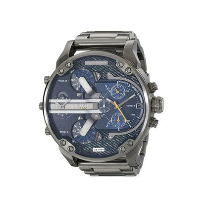 Modern Stainless Steel Quartz Chrono Watch