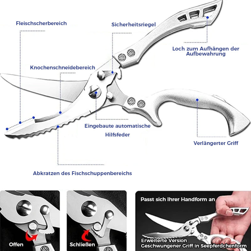 Durable Medical Scissors with Sharp Stainless Steel Blades