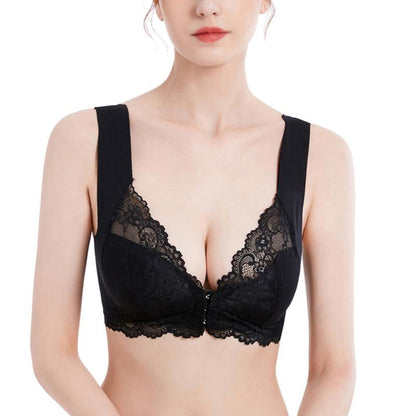 Sexy Lace Front Buckle Bra