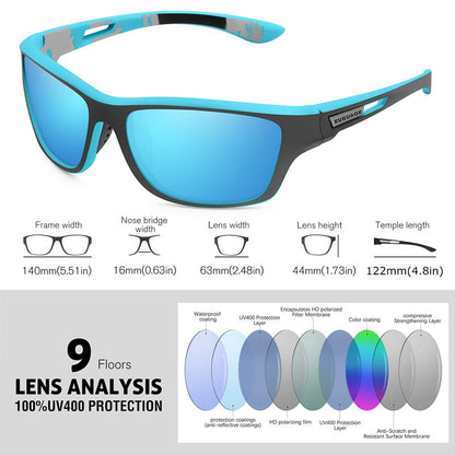 Noxord | Active Sport Sunglasses with Polarized Anti Glare Lenses