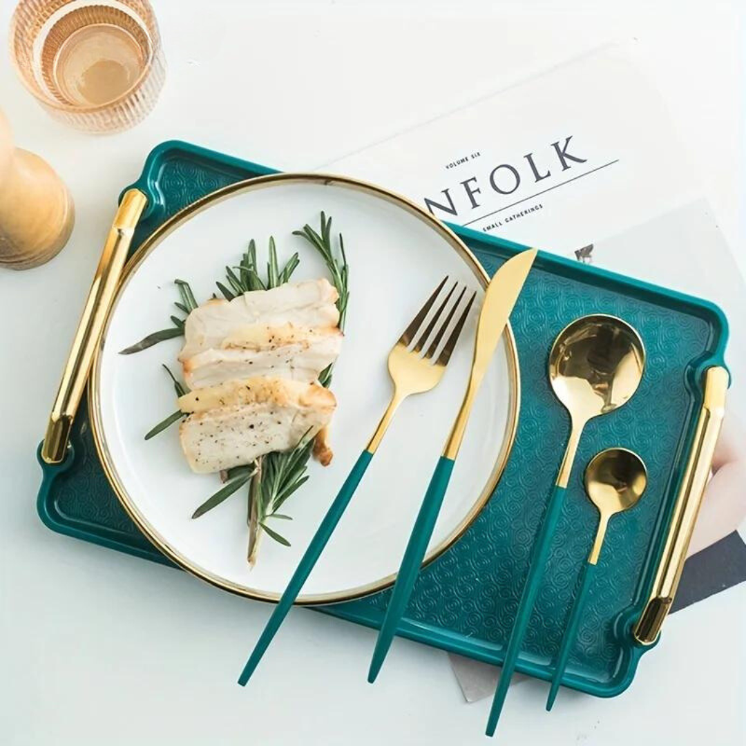 Premium Silverware Set 24-Piece Fine Dining Essentials