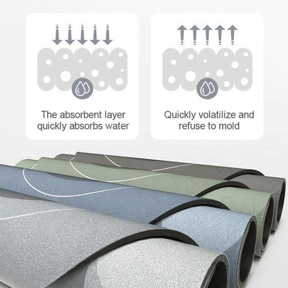 Luxury Bathroom Mat, Soft Non Slip Quick Dry Floor Mat