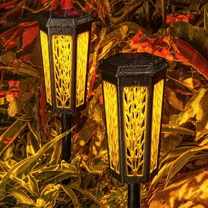 Outdoor Solar Powered Color Changing LED Garden Lamp