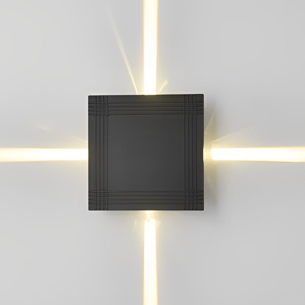 Outdoor 12W LED Star Wall Light Waterproof Modern Lamp