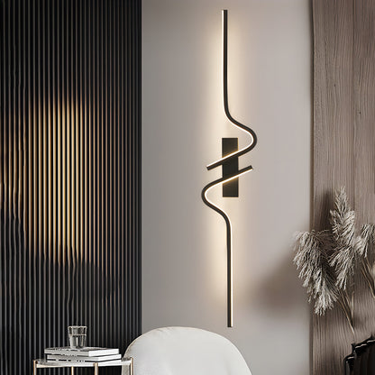 Sleek Modern LED Black Wall Light