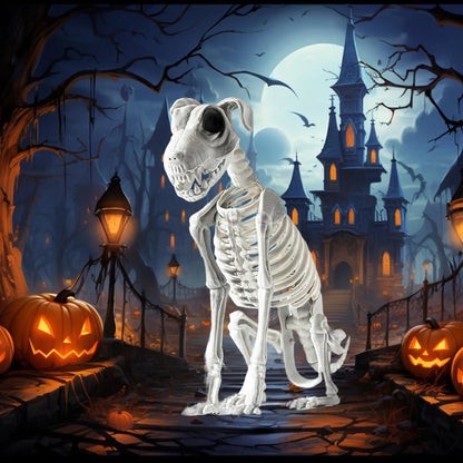 Creepy Skull Pet Halloween Decoration Figure