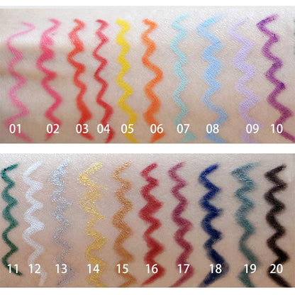 Vibrant 20 Piece Eye Pencil Set
