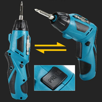 Compact Portable Power Drill Set