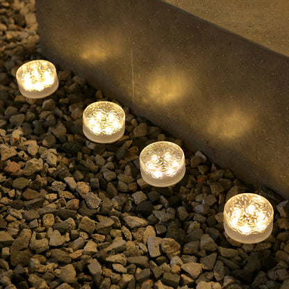 Colorful LED Ice Cube Outdoor Step Lights for Christmas