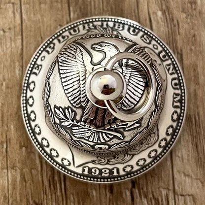 Classic Morgan Silver Coin Bell