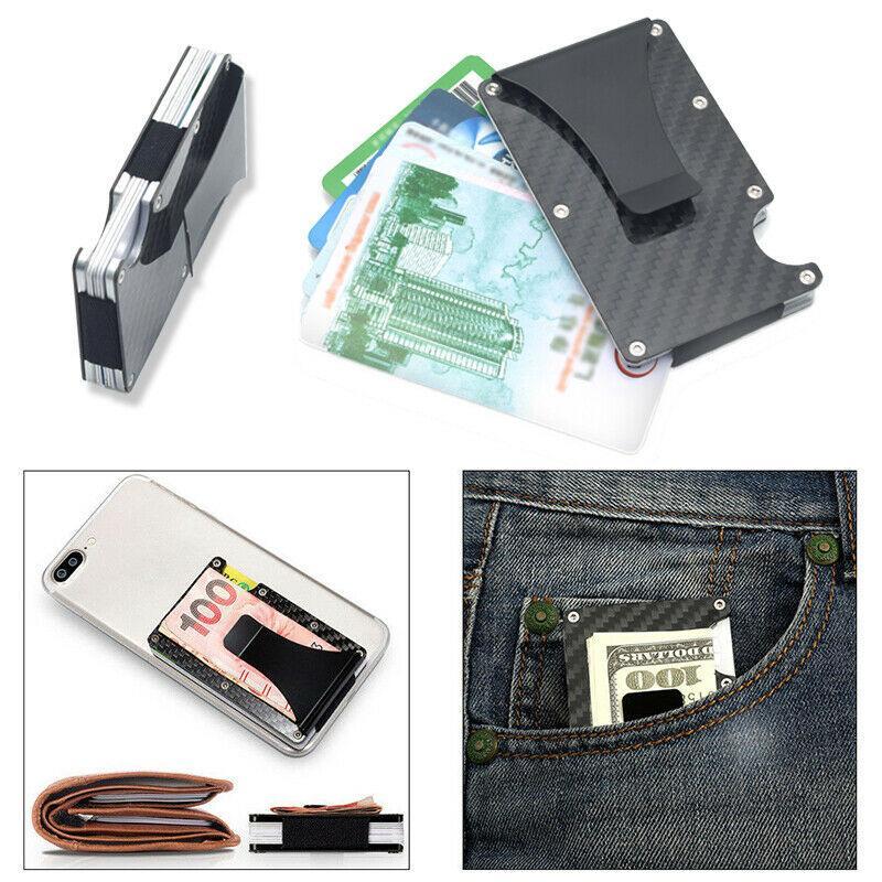 Slim Carbon Money Clip Wallet