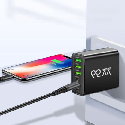 Slim Portable USB Charging Hub for Phones Tablets
