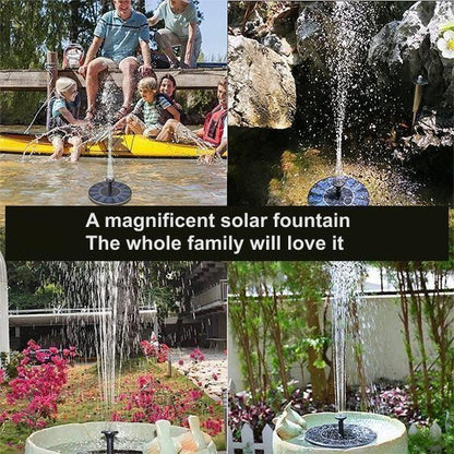 Solar Powered Garden Fountain for Outdoor Floors
