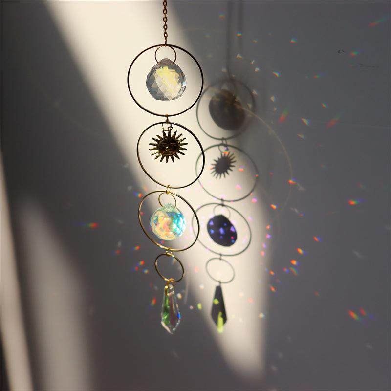 Colorful Glass Crystal Sun Catcher Prism Ball