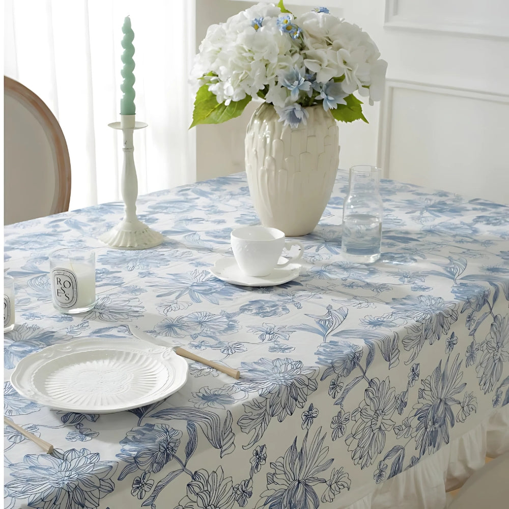 Beautiful Floral Pattern Table Cover