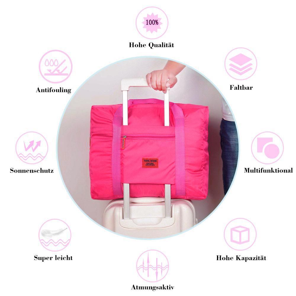 Portable Collapsible Luggage Bag with Extra Space