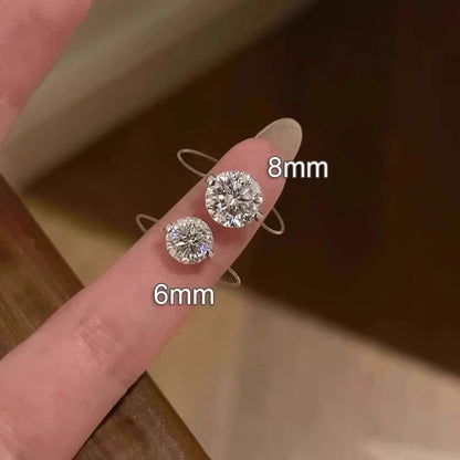 Luxury 1-2 Carat Moissanite Solitaire Ring