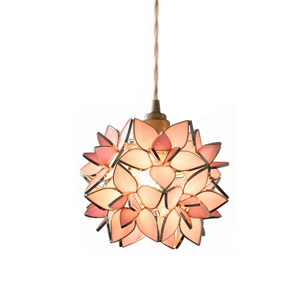 Elegant Floral Soft LED Pendant Light Fixture
